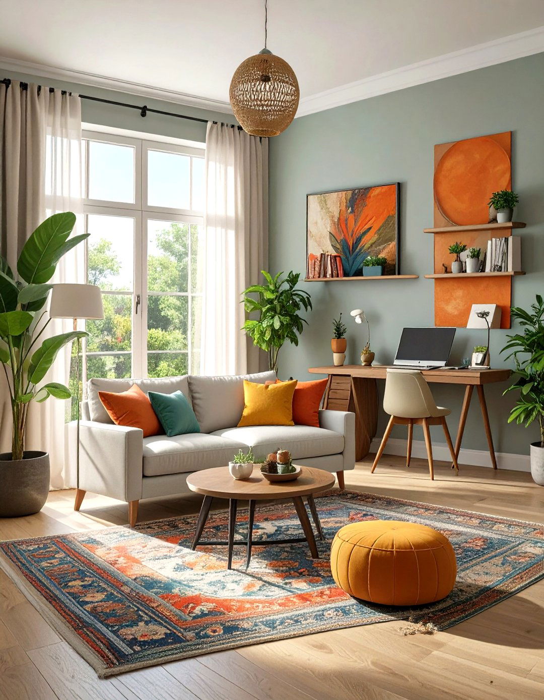 Creating Zones with Furniture Arrangement - 30 small living room design ideas