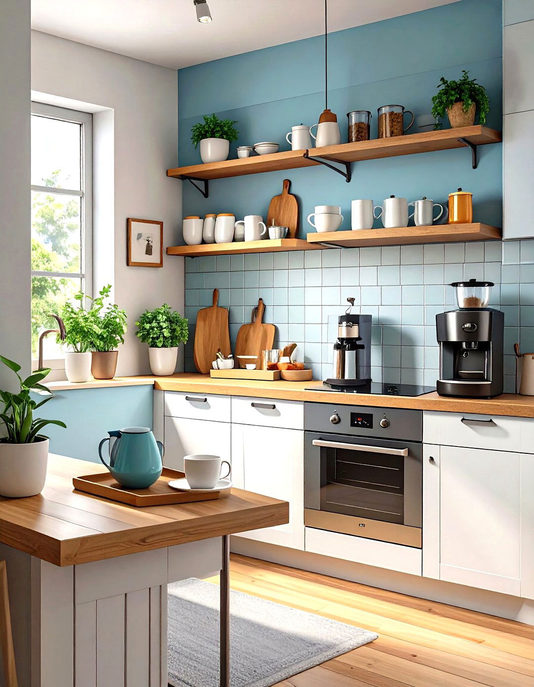 Creating a Coffee Station with an Ikea BEKVM Spice Rack - 30 small ikea kitchen ideas