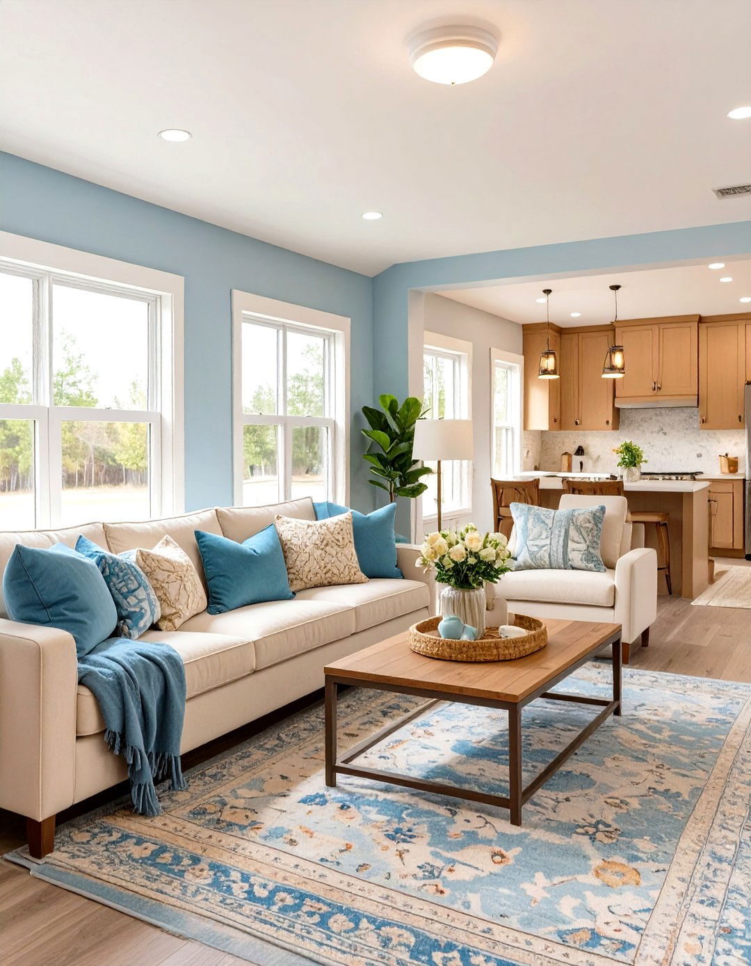 Creating a Cohesive Color Scheme - 30 single wide small mobile home living room ideas