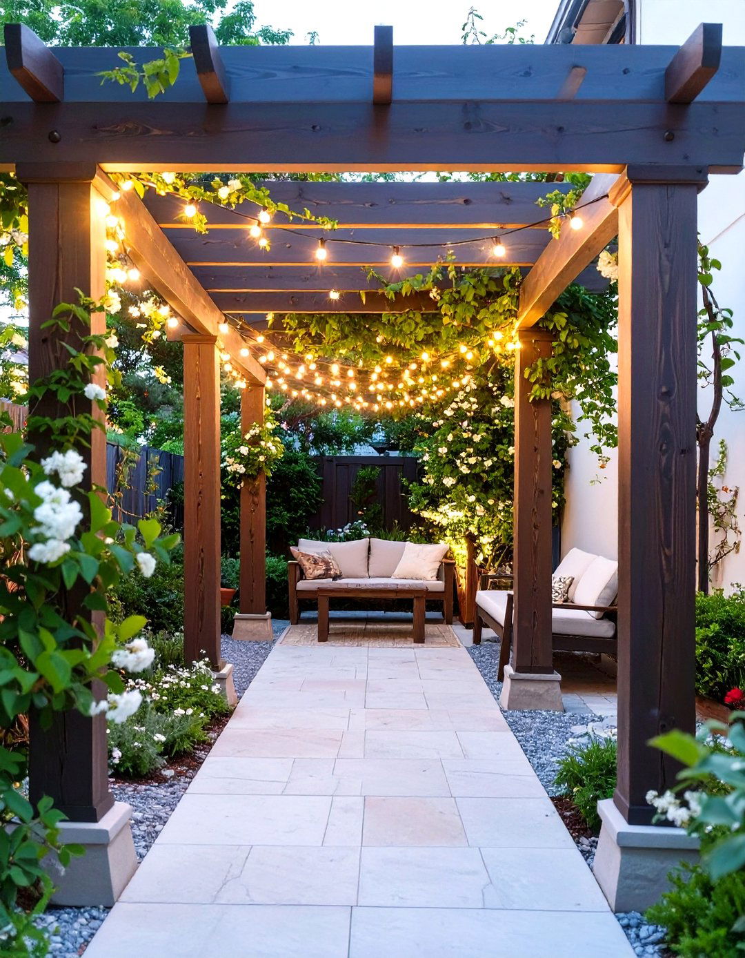 Creating a Gravel Patio Area - 30 small backyard patio ideas