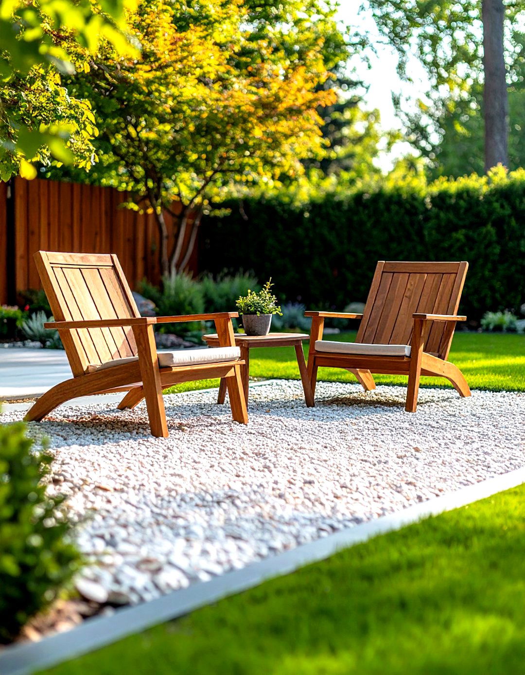 Creating a Gravel Patio Area - 30 patio landscaping ideas