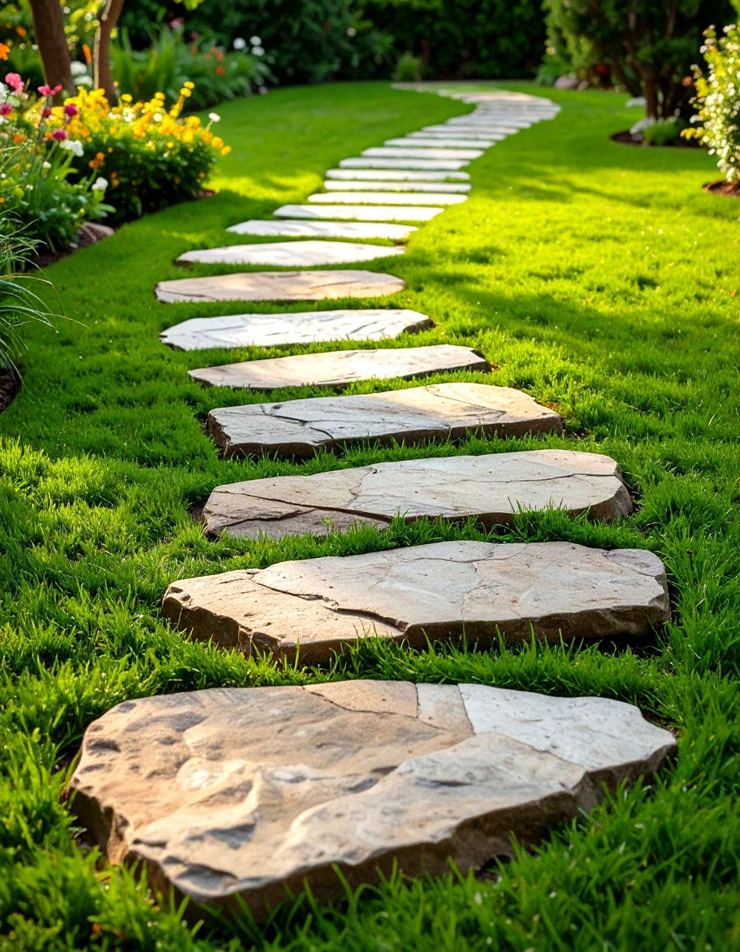 Creating a Pathway with Stepping Stones - 30 what are the top outdoor renovation ideas ideas
