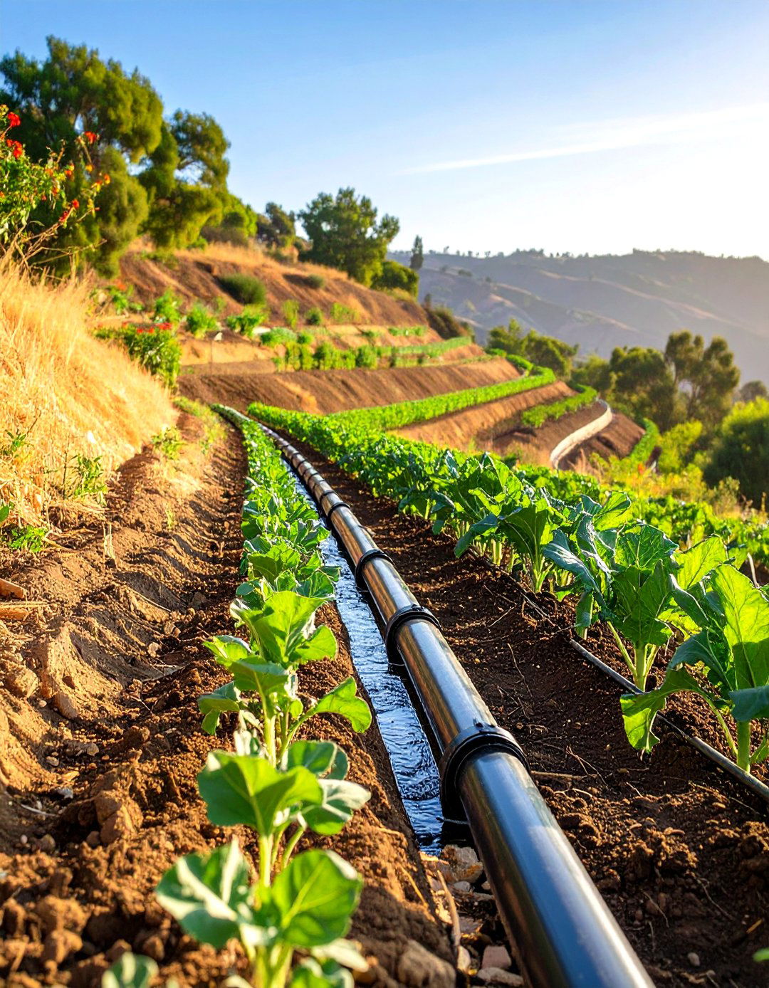 Creating a Simple Drip Irrigation System - 30 steep hillside landscaping ideas on a budget
