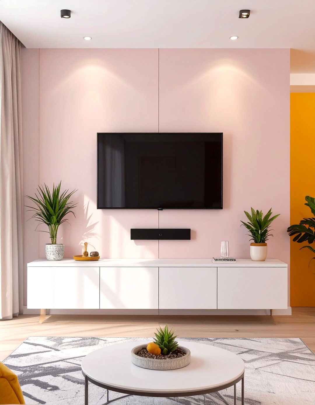 Creating a Wall Mounted Entertainment Center - 30 small house interior design ideas