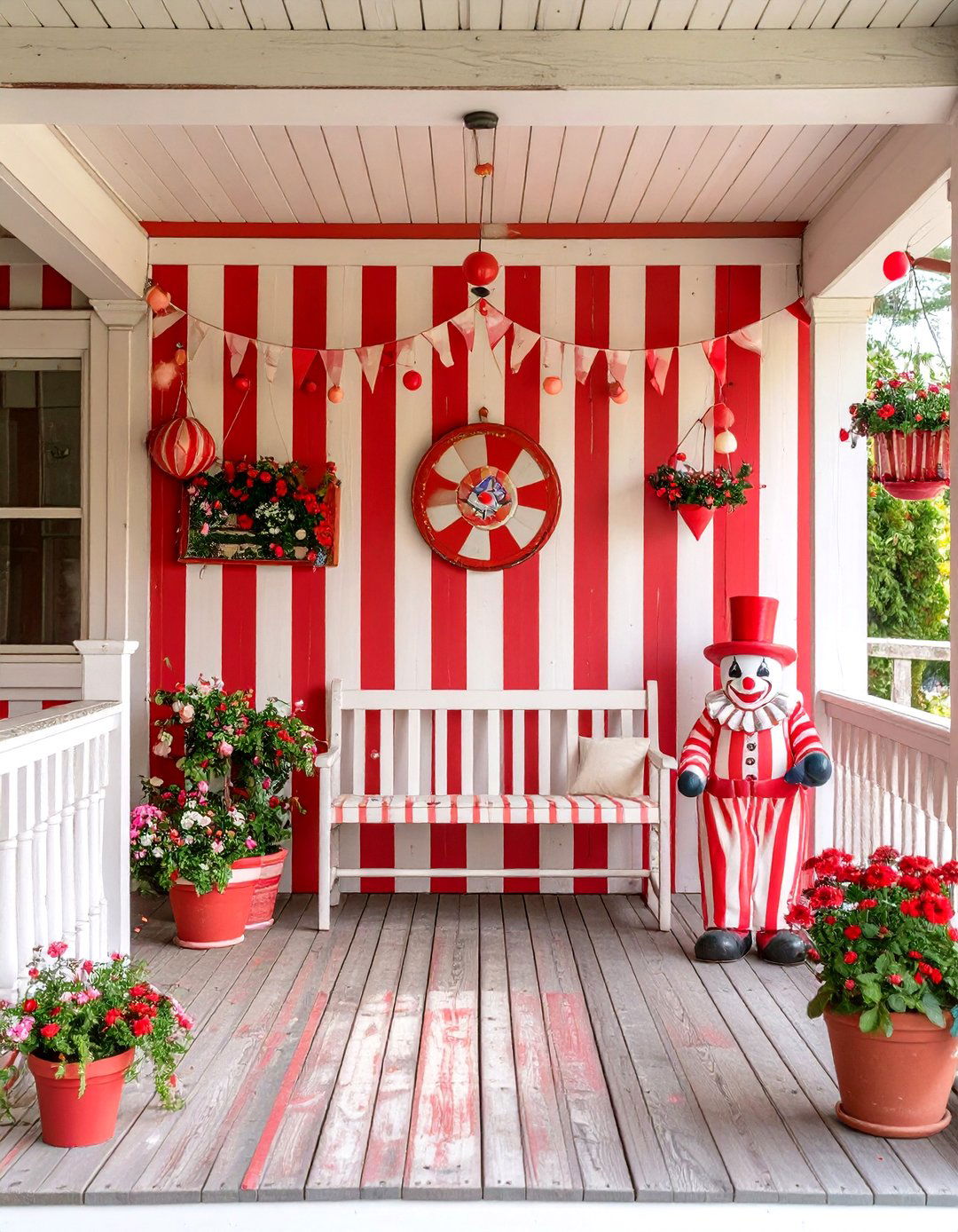 Creepy Carnival Porch - 30 halloween front porch ideas