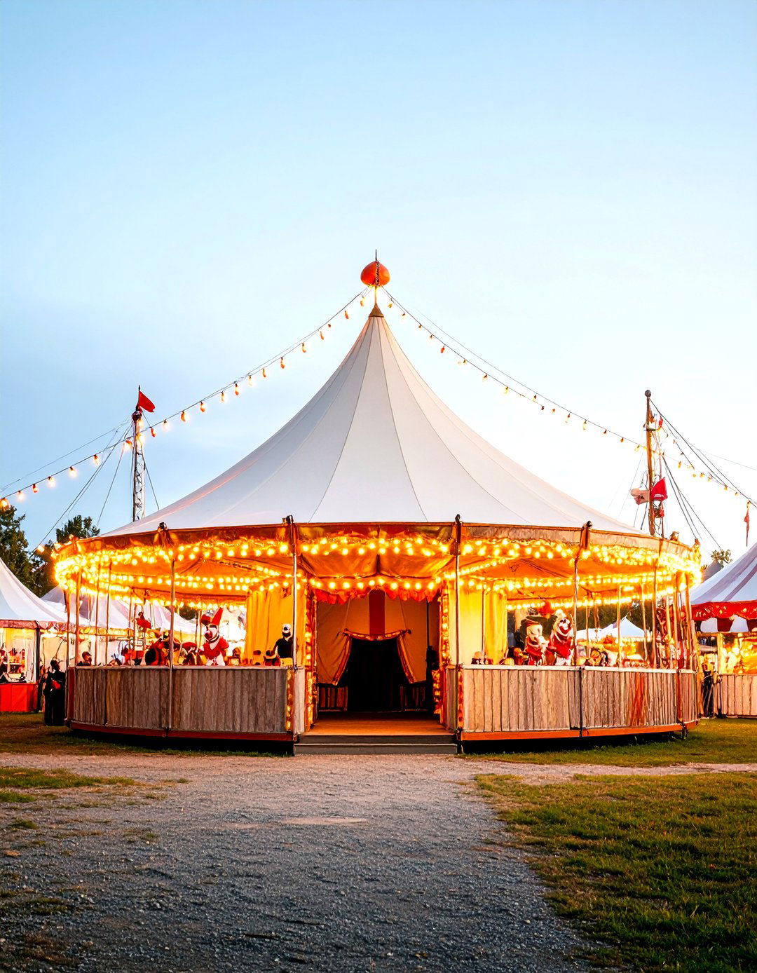 Creepy Carnival of Curiosities - 30 halloween decorations outdoor ideas