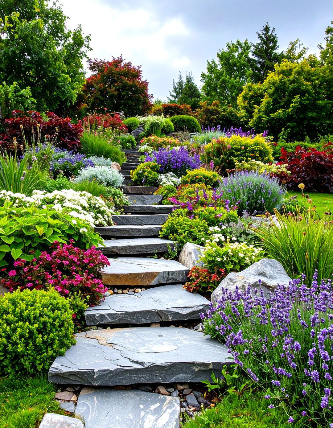 Crevice Rock Garden - 30 rock garden designs