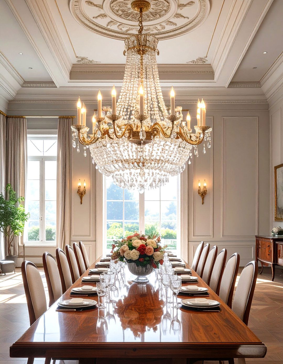 Crystal Chandeliers for Ambient Lighting - 30 what is traditional interior design ideas