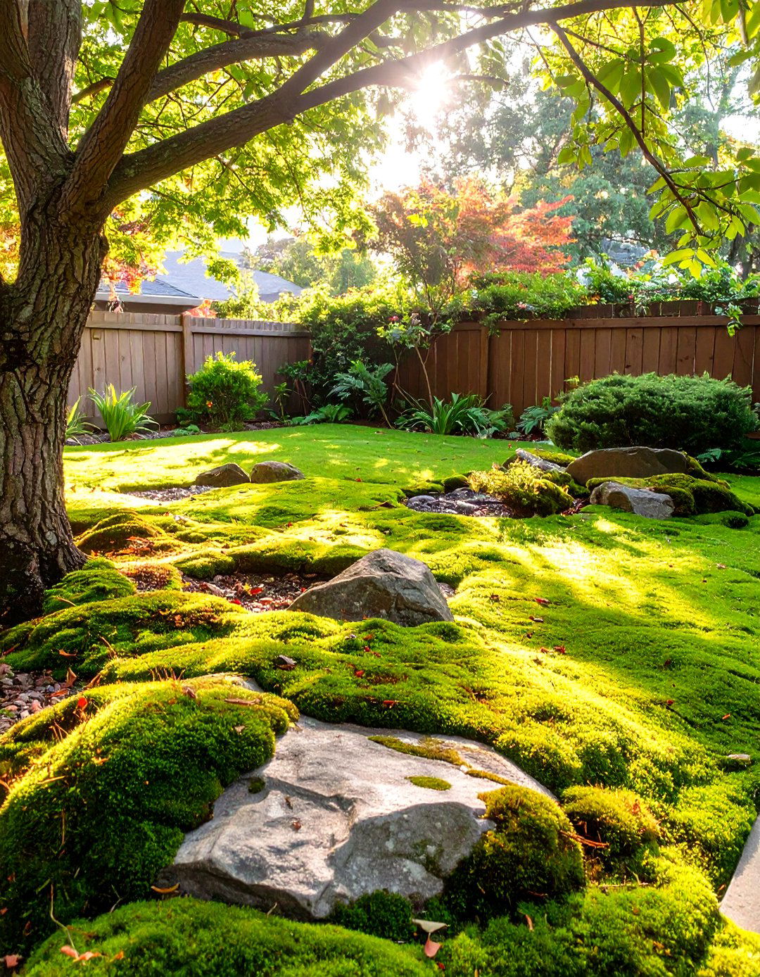 Curated Moss Garden - 30 septic tank landscaping ideas
