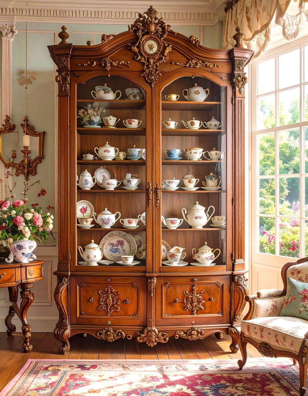 Curio Cabinets for Displaying Collections - 30 victorian interior design ideas