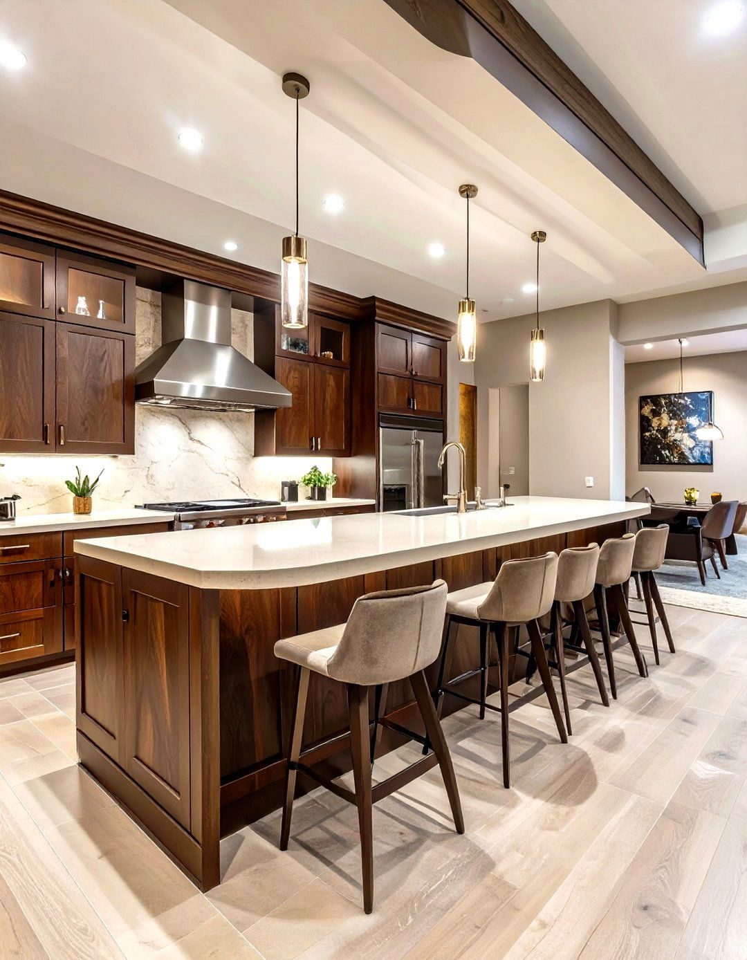 Curved Bar Front Design - 30 wet bar basement bar ideas
