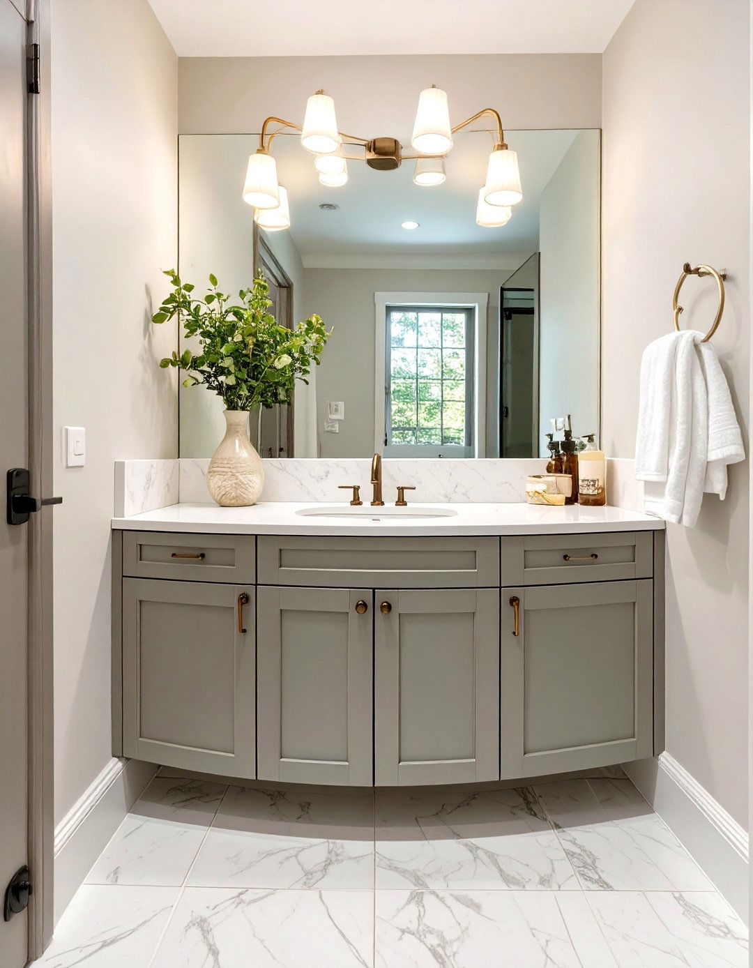 Curved Front Bathroom Cabinet - 30 bathroom cabinet ideas