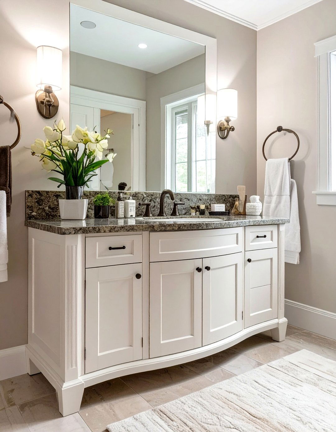 Curved Front Bathroom Vanity - 30 bathroom vanity designs