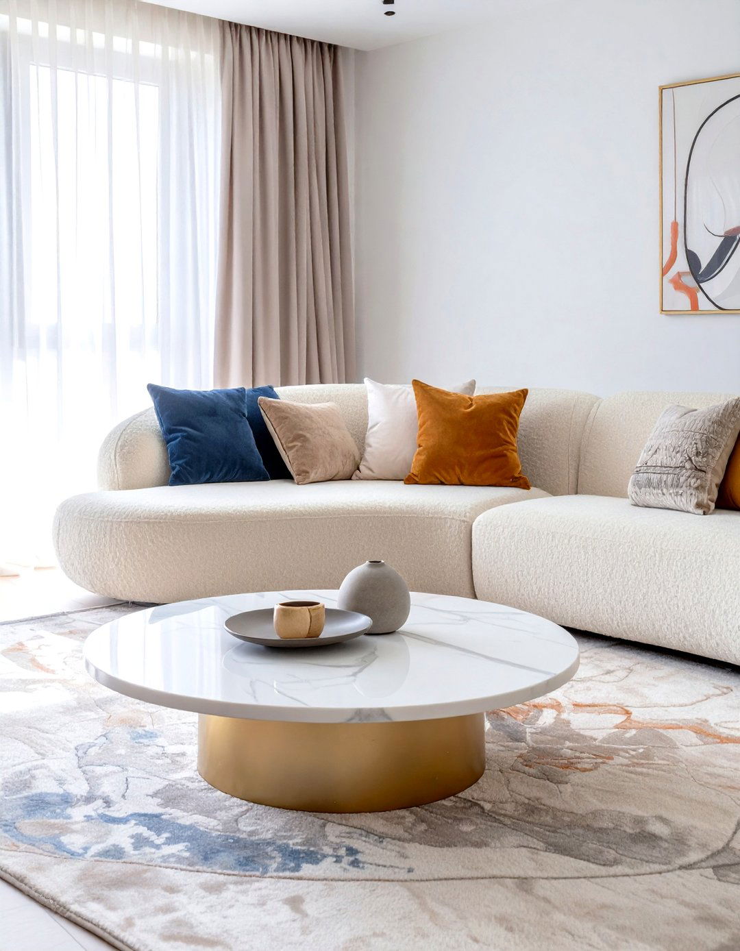 Curved Furniture and Soft Edges - 30 what are the latest trends in interior design