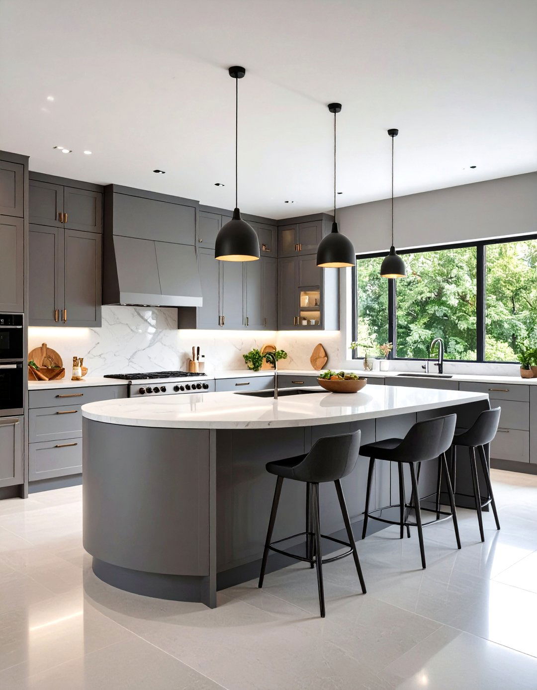 Curved Kitchen Cupboards - 30 kitchen cupboards ideas