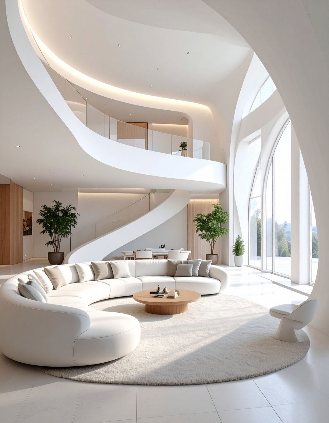 Curved Minimalist Architecture - 30 minimalist house design ideas