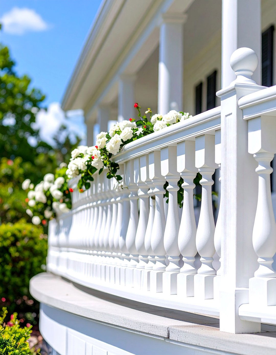 Curved Porch Railing Design - 30 porch railing designs