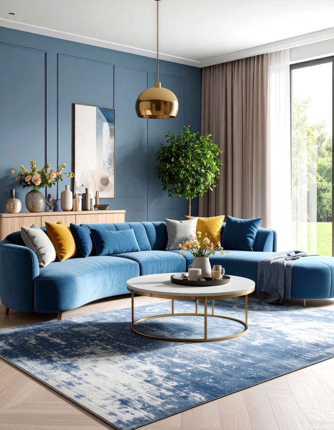 Curved and Rounded Forms - 30 post modern interior design ideas