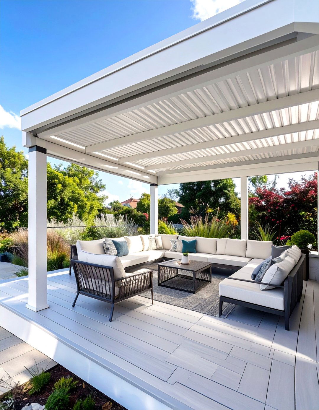 Custom Bent Metal Panel System - 30 waterproof under deck ceiling ideas