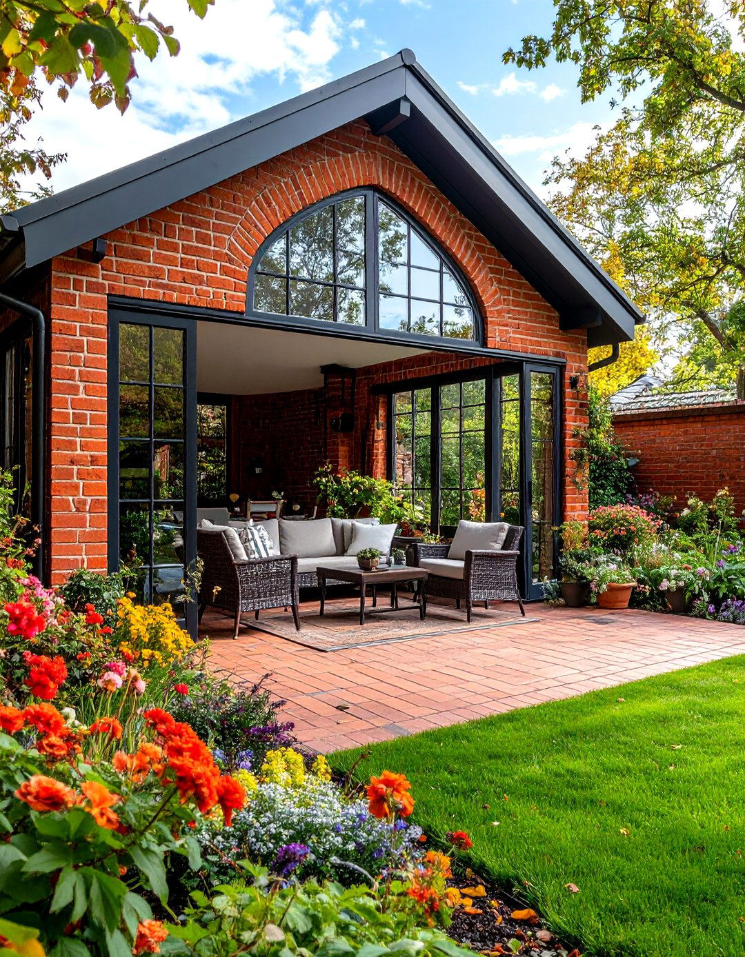 Custom Built Brick and Glass Patio Enclosure - 30 patio enclosures ideas