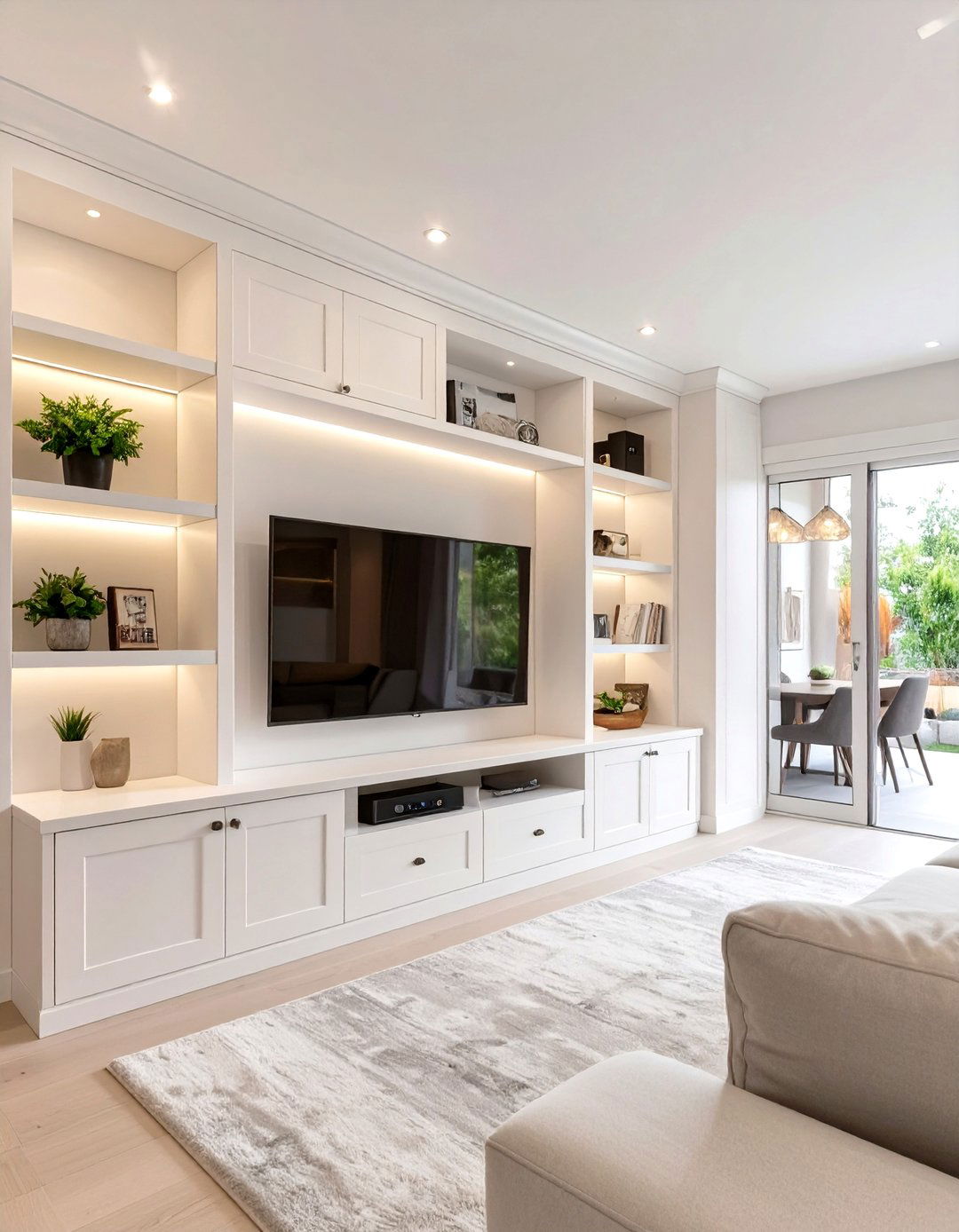 Custom Built In Entertainment Center - 30 small family room ideas