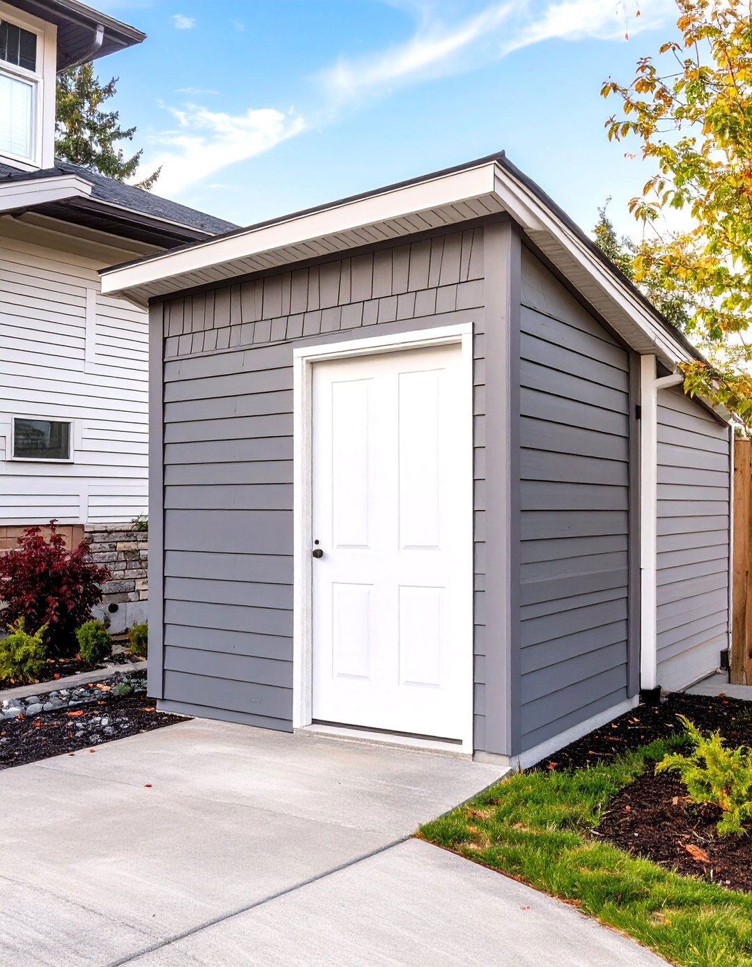 Custom Built Lean To Garbage Can Shed - 30 outdoor garbage can storage ideas