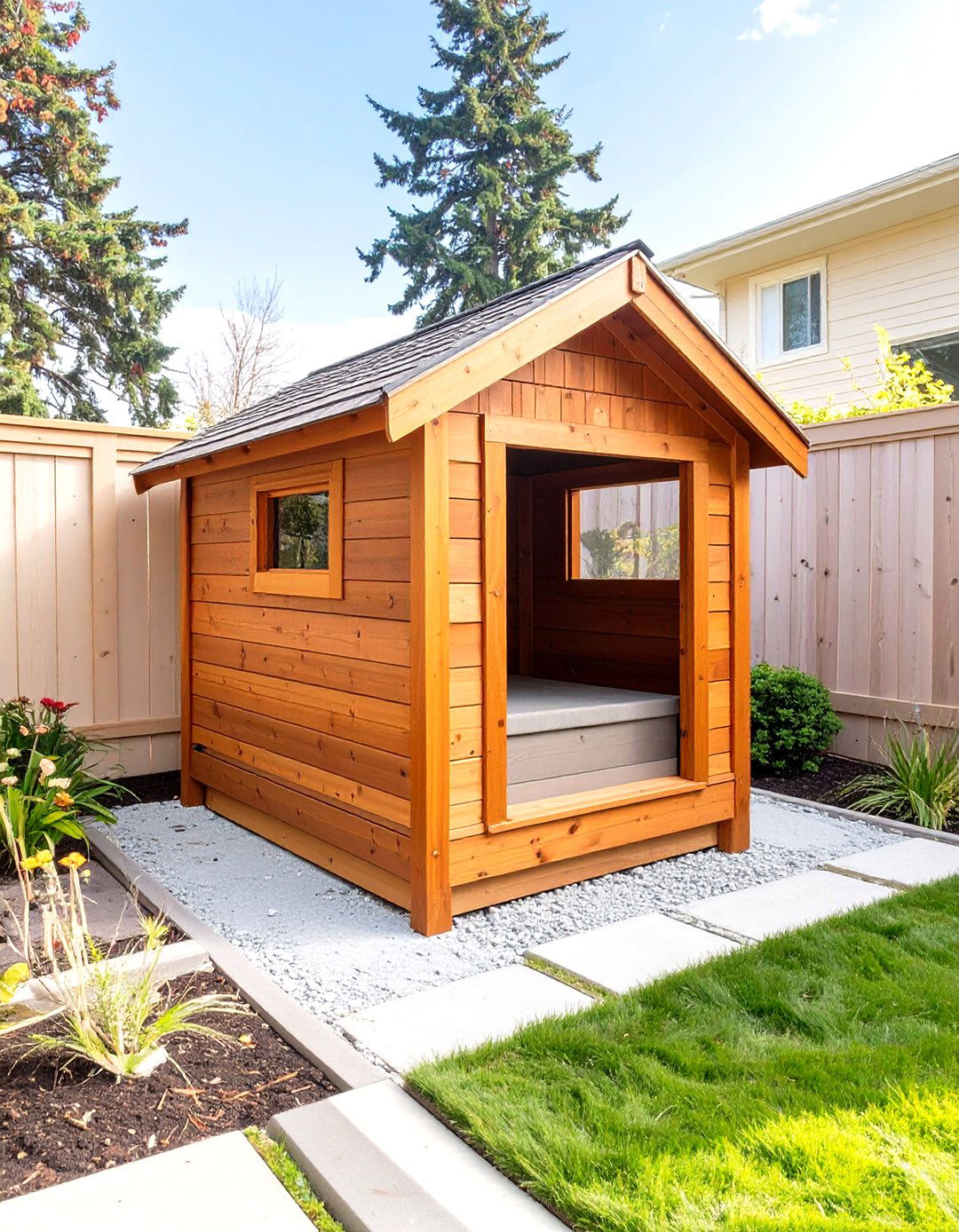 Custom Built Wooden Outdoor Dog Kennel - 30 outdoor dog kennel ideas