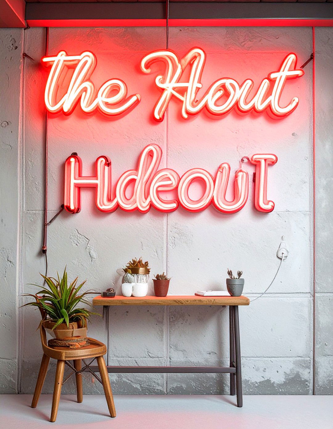 Custom Neon Sign for a Personalized Garage Touch - 30 small garage man cave ideas