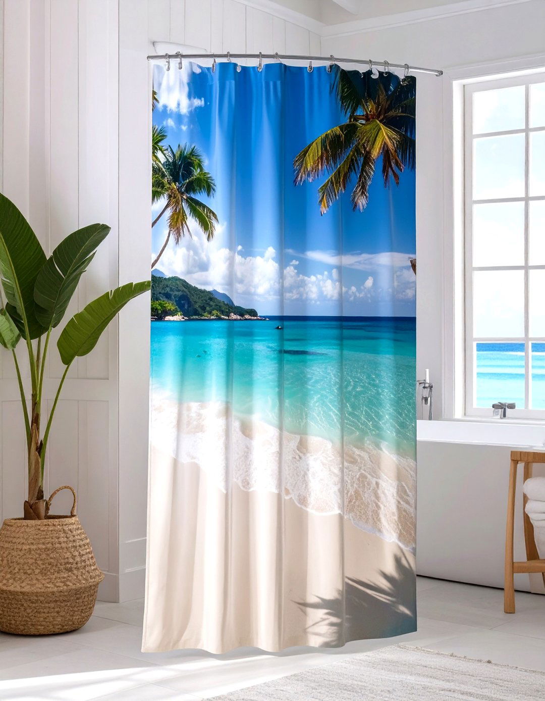 Custom Photo Shower Curtain - 30 shower curtain ideas