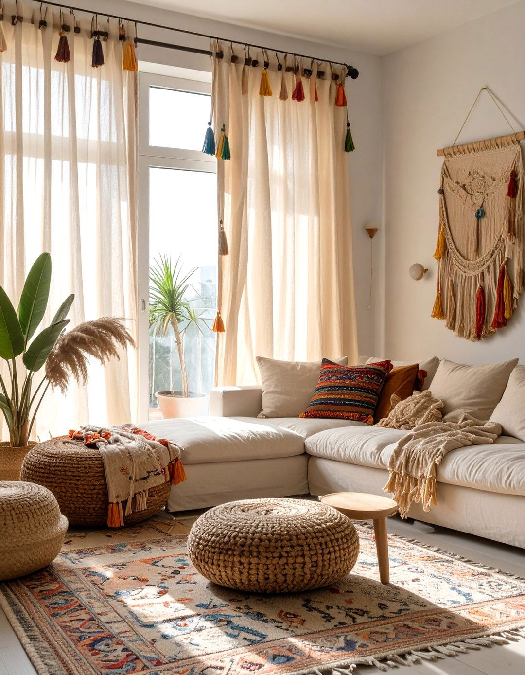 Custom Trim Curtains for a Personalized Touch - 30 curtains for living room ideas