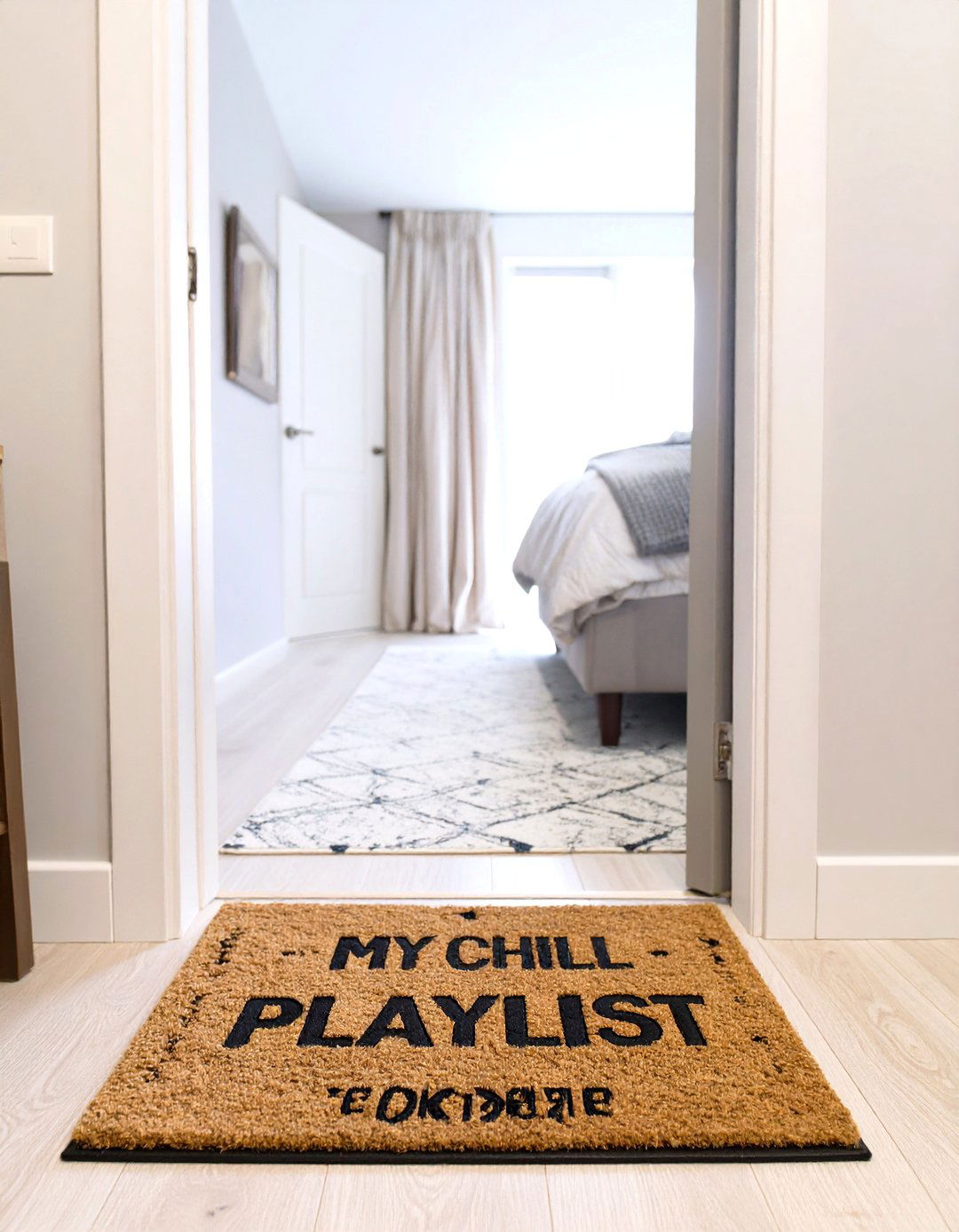 Customized Playlist Themed Doormat - 30 spotify bedroom trend
