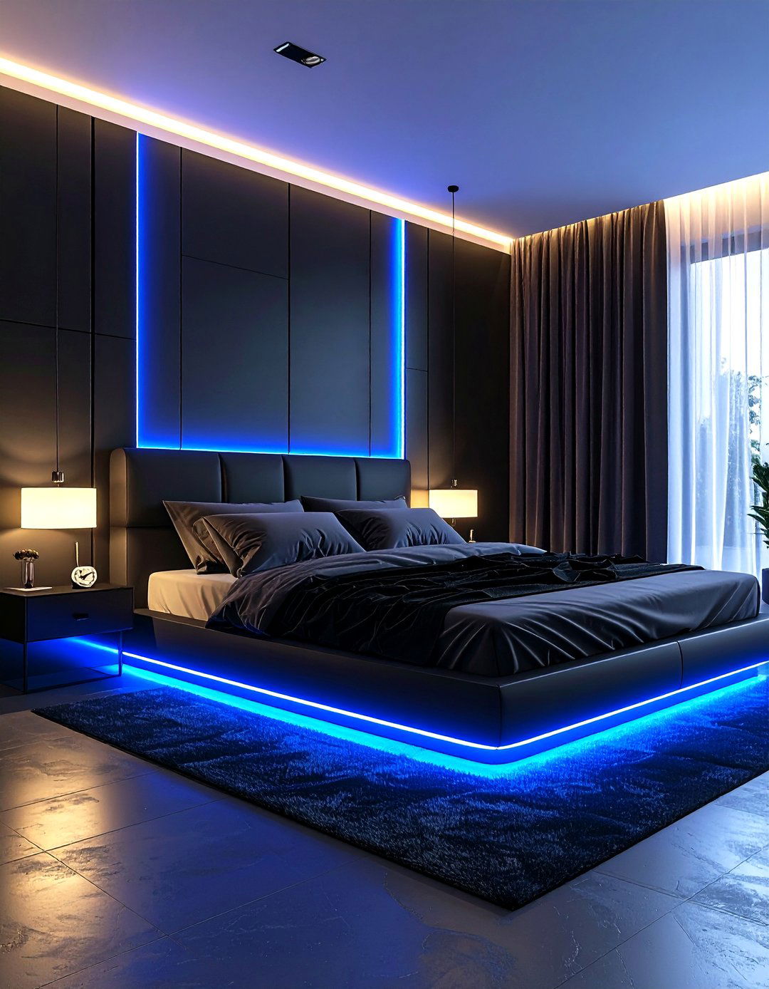 Cyber Goth Bedroom - 30 gothic bedroom ideas