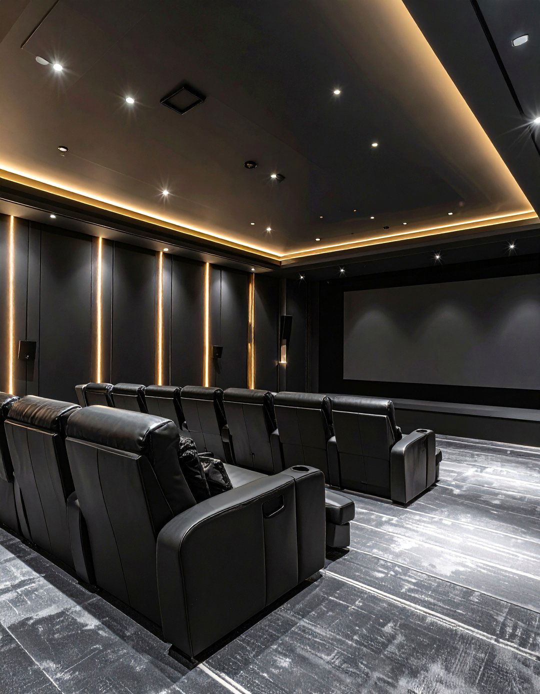 Cyberspace A Sleek and Modern Media Room - 30 2025 paint color trends sherwin williams