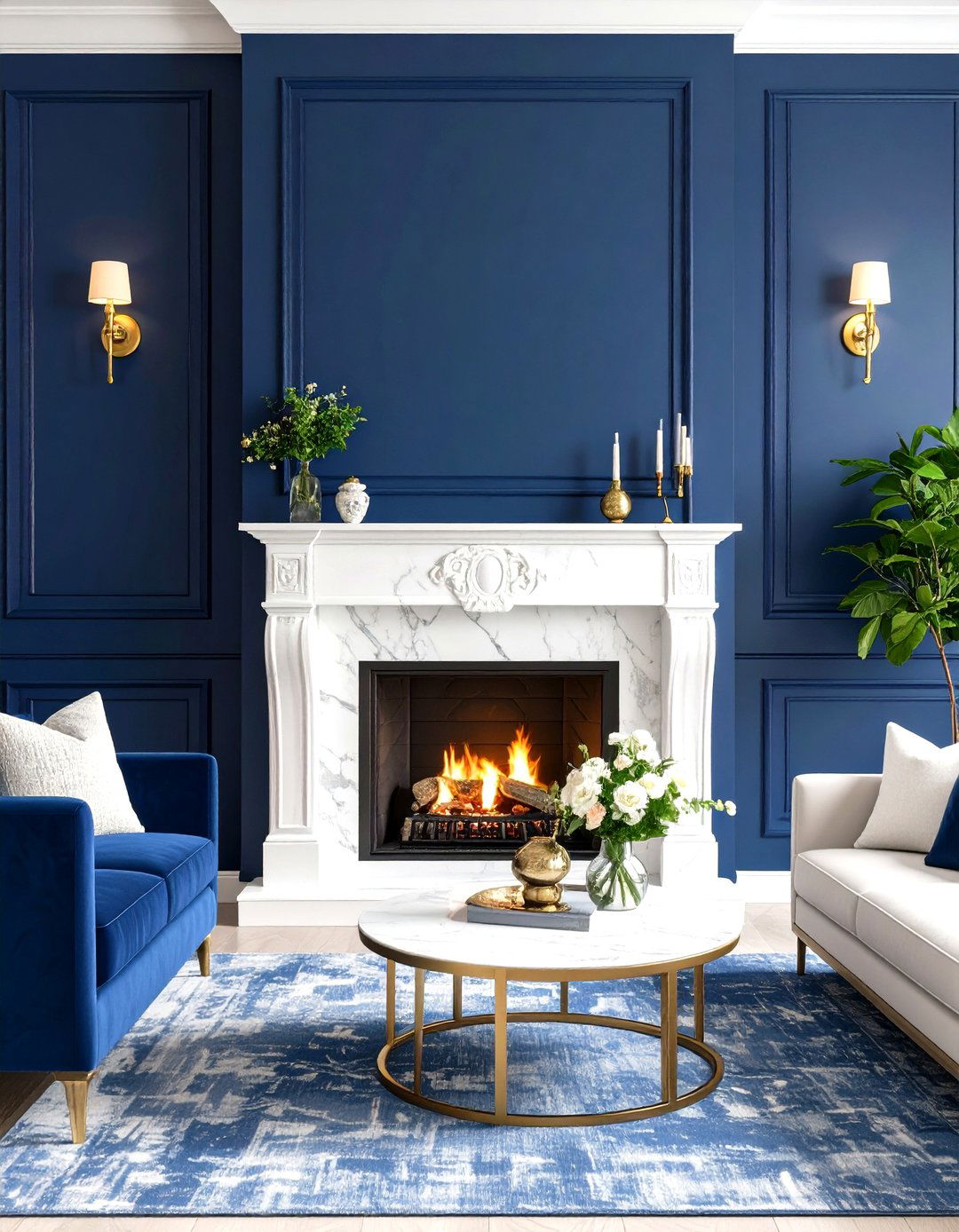 D Wall Panel Fireplace - 30 fireplace accent wall ideas
