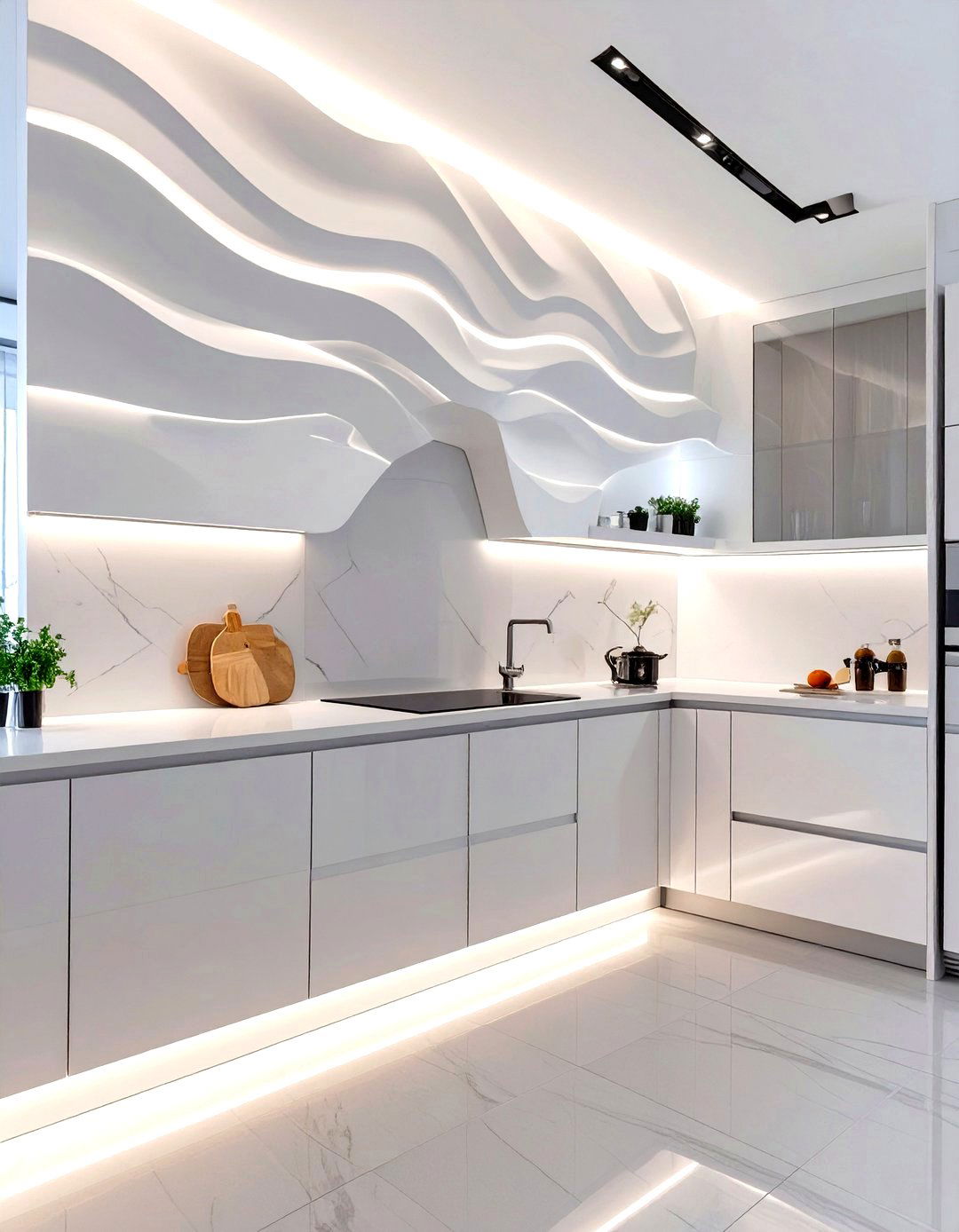 D Wall Panel Kitchen Accent - 30 kitchen accent wall ideas