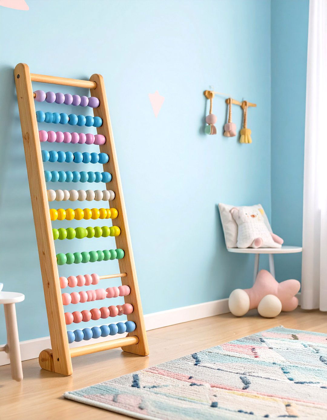 DIY Abacus for Decor and Play - 30 toddler girl room ideas on a budget