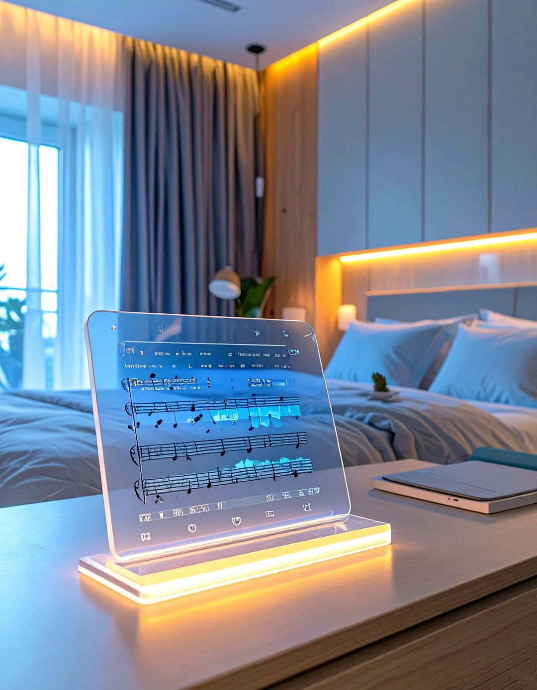 DIY Acrylic Music Plaque - 30 spotify bedroom trend