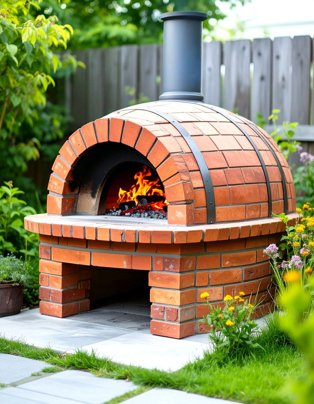DIY Brick Pizza Oven - 30 outdoor kitchen ideas on a budget
