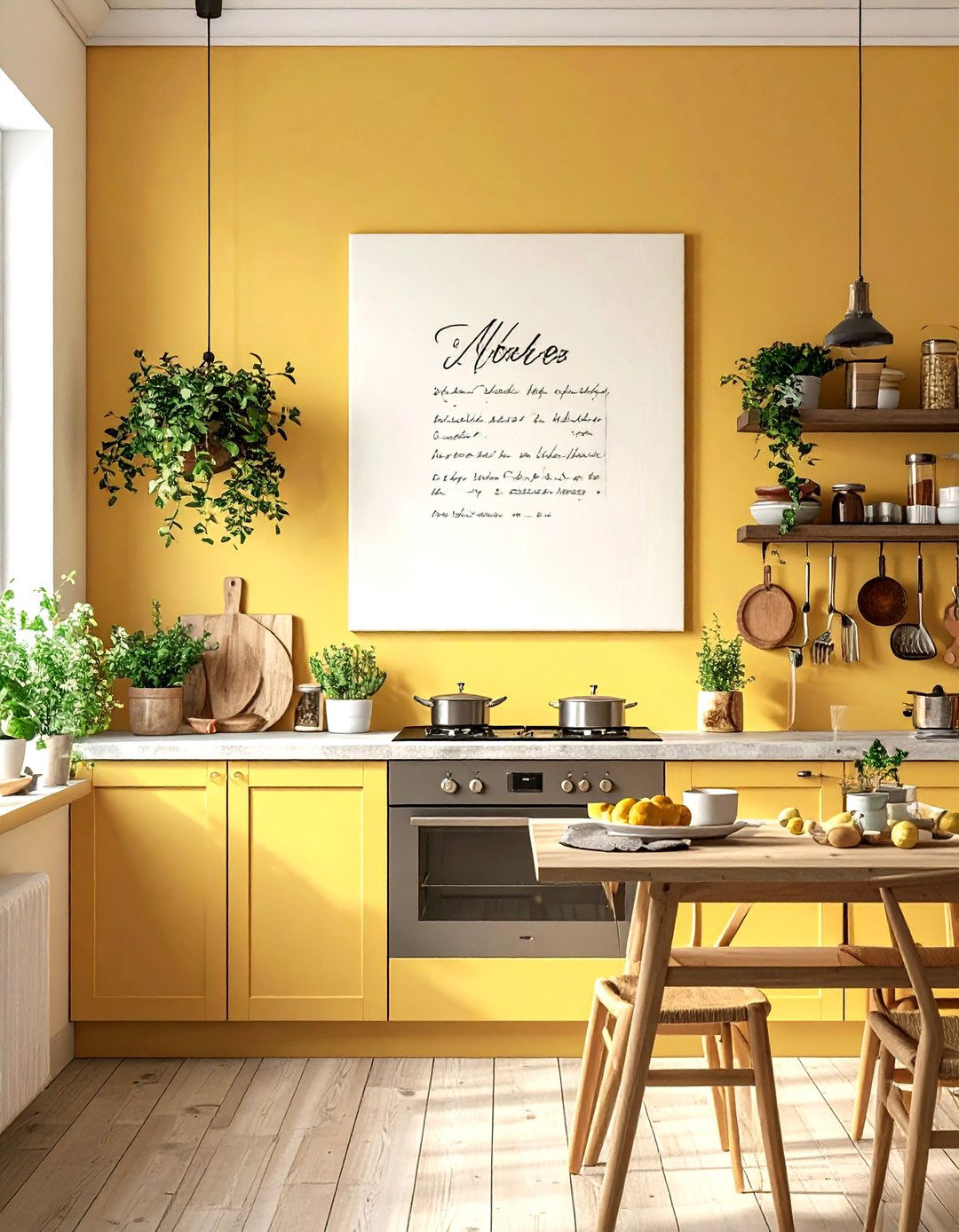 DIY Family Recipe Kitchen Art - 30 kitchen wall art ideas