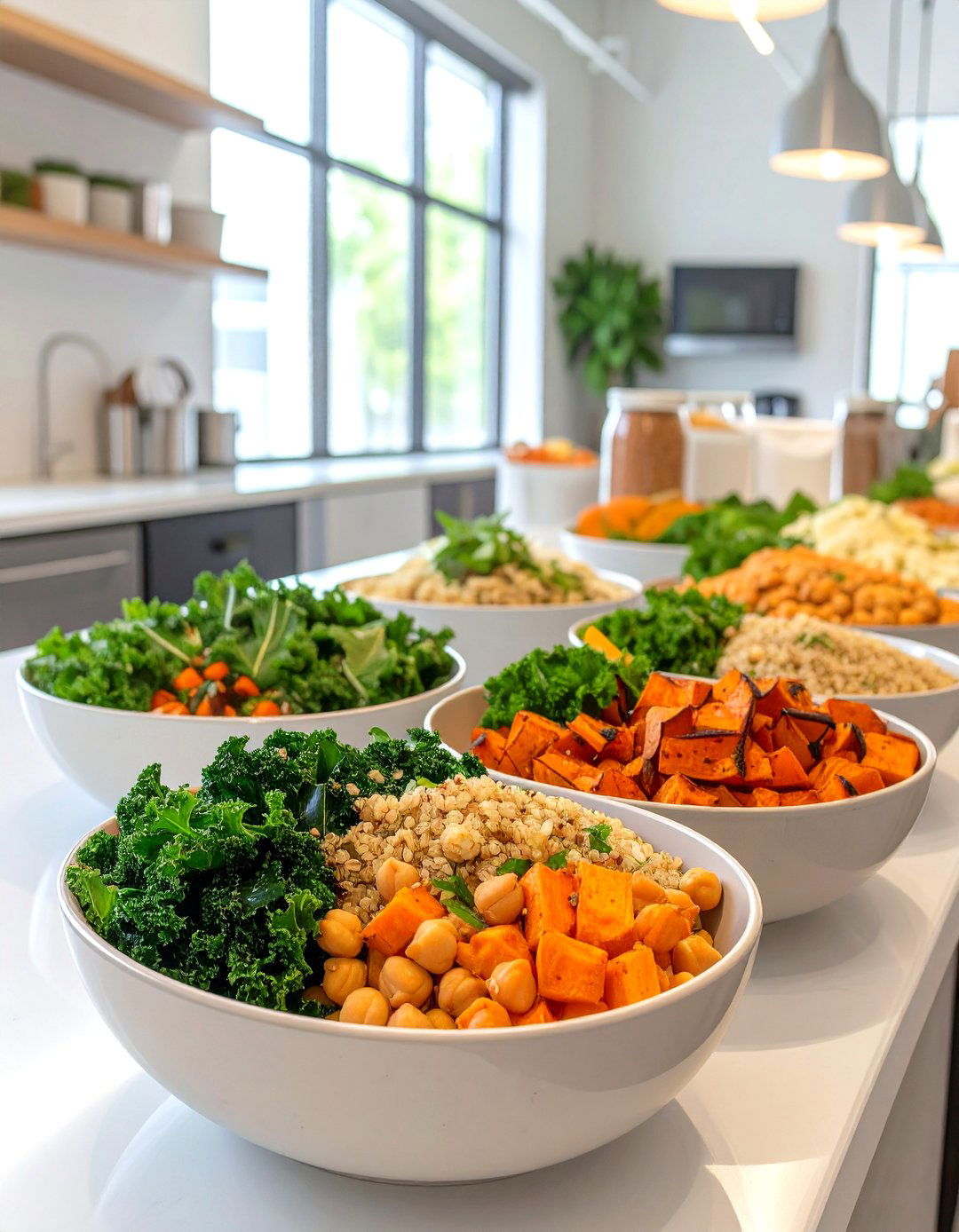 DIY Grain Bowl Bar - 30 office lunch ideas for a group