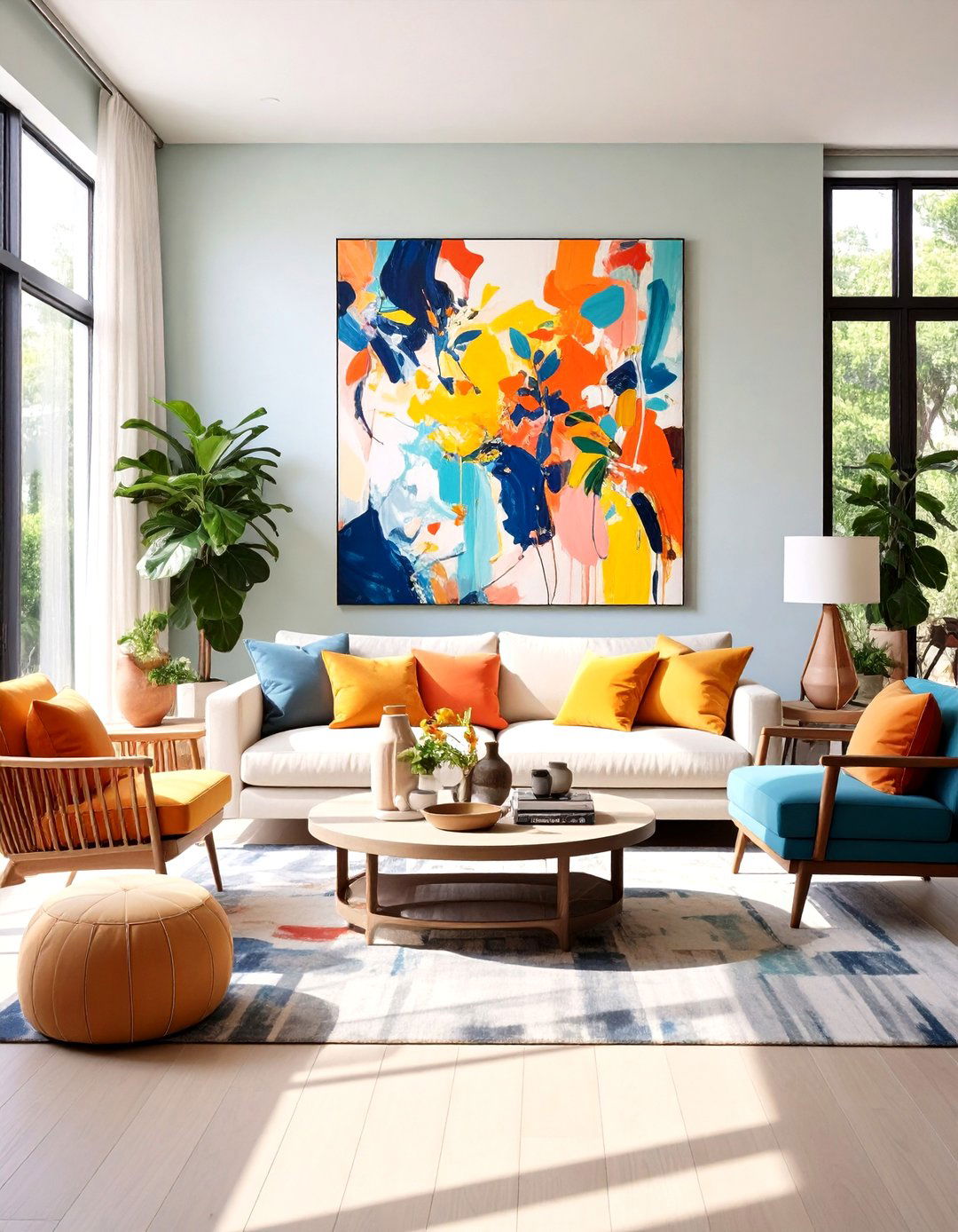 DIY Living Room Wall Art Projects - 30 living room wall art ideas