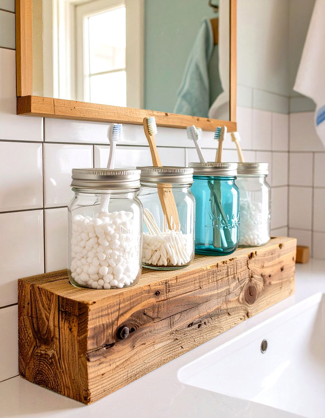 DIY Mason Jar Holders - 30 teen bathroom ideas