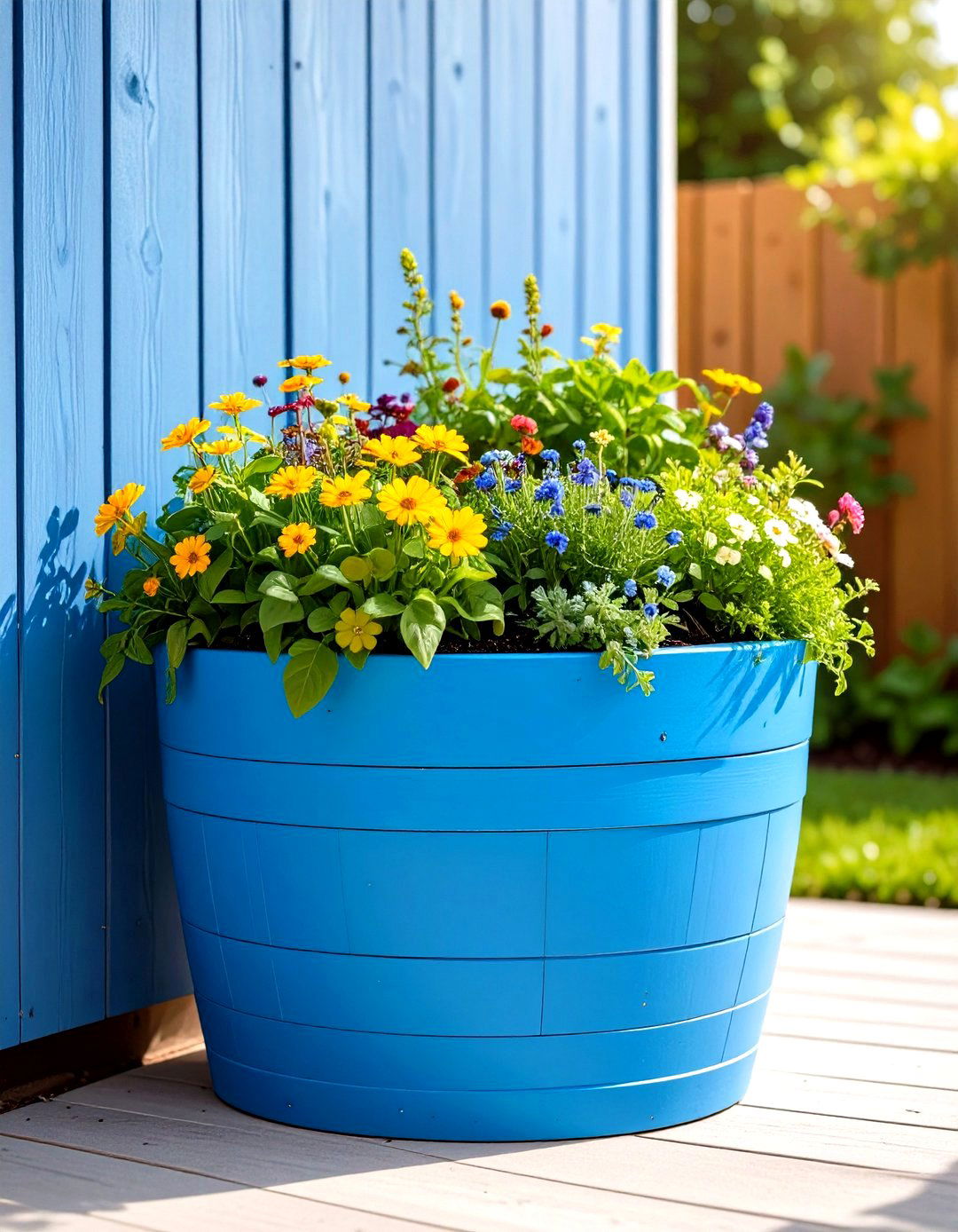 DIY Pallet Planter Patio Garden - 30 patio garden ideas