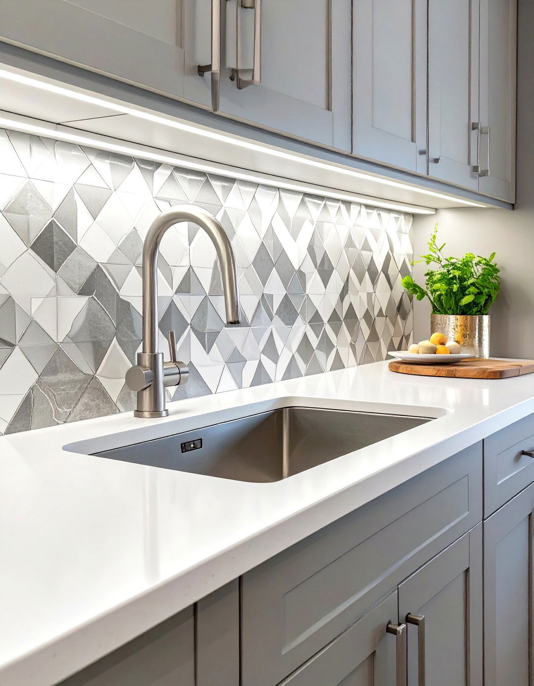 DIY Peel and Stick Backsplash Ideas - 30 mobile home kitchen ideas