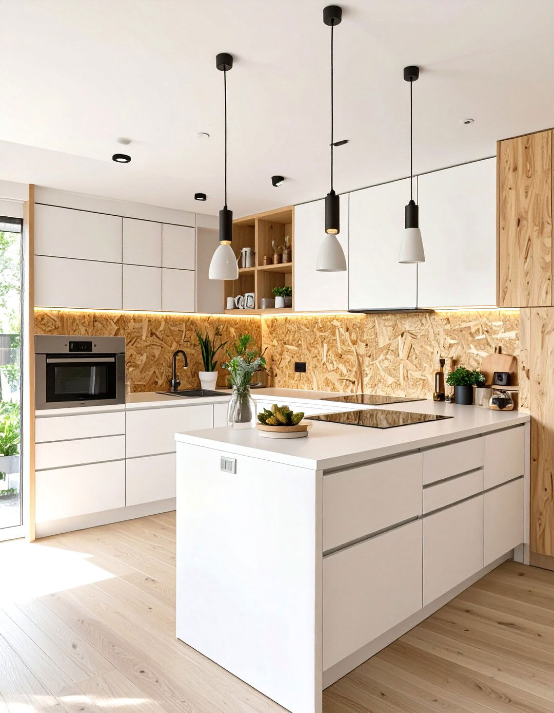 DIY Plywood Backsplash - 30 cheap backsplash ideas