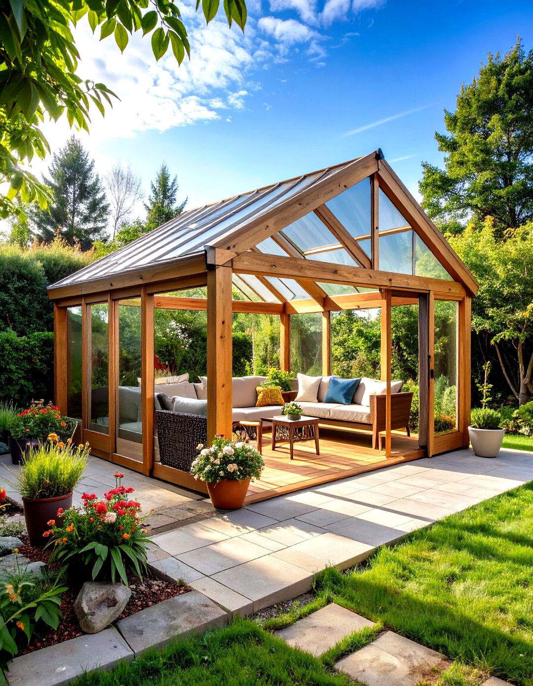 DIY Polycarbonate Panel Patio Enclosure - 30 patio enclosure ideas