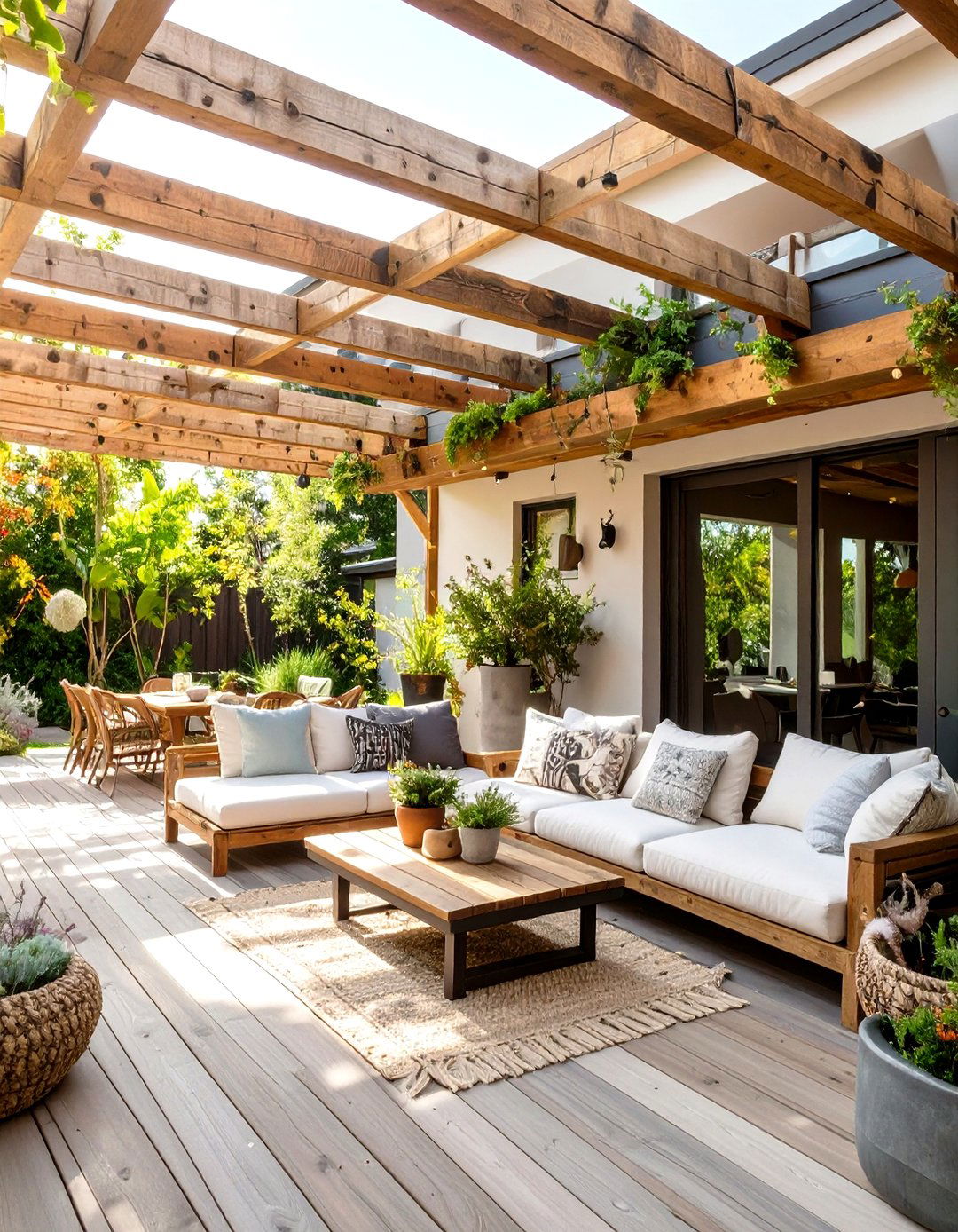 DIY Reclaimed Pallet Wood Roof - 30 deck roof ideas