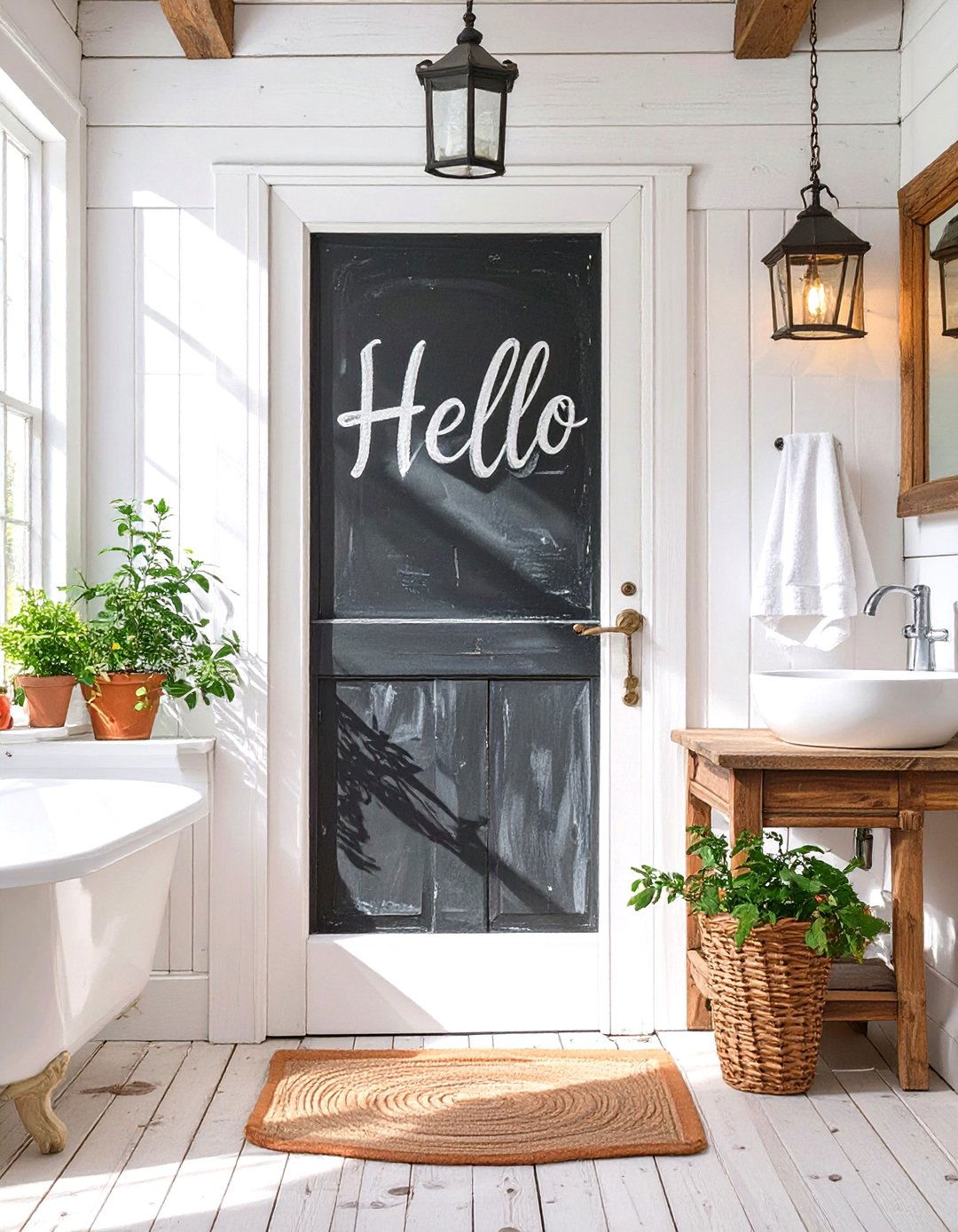 DIY Rope Wrapped Mirror Frame