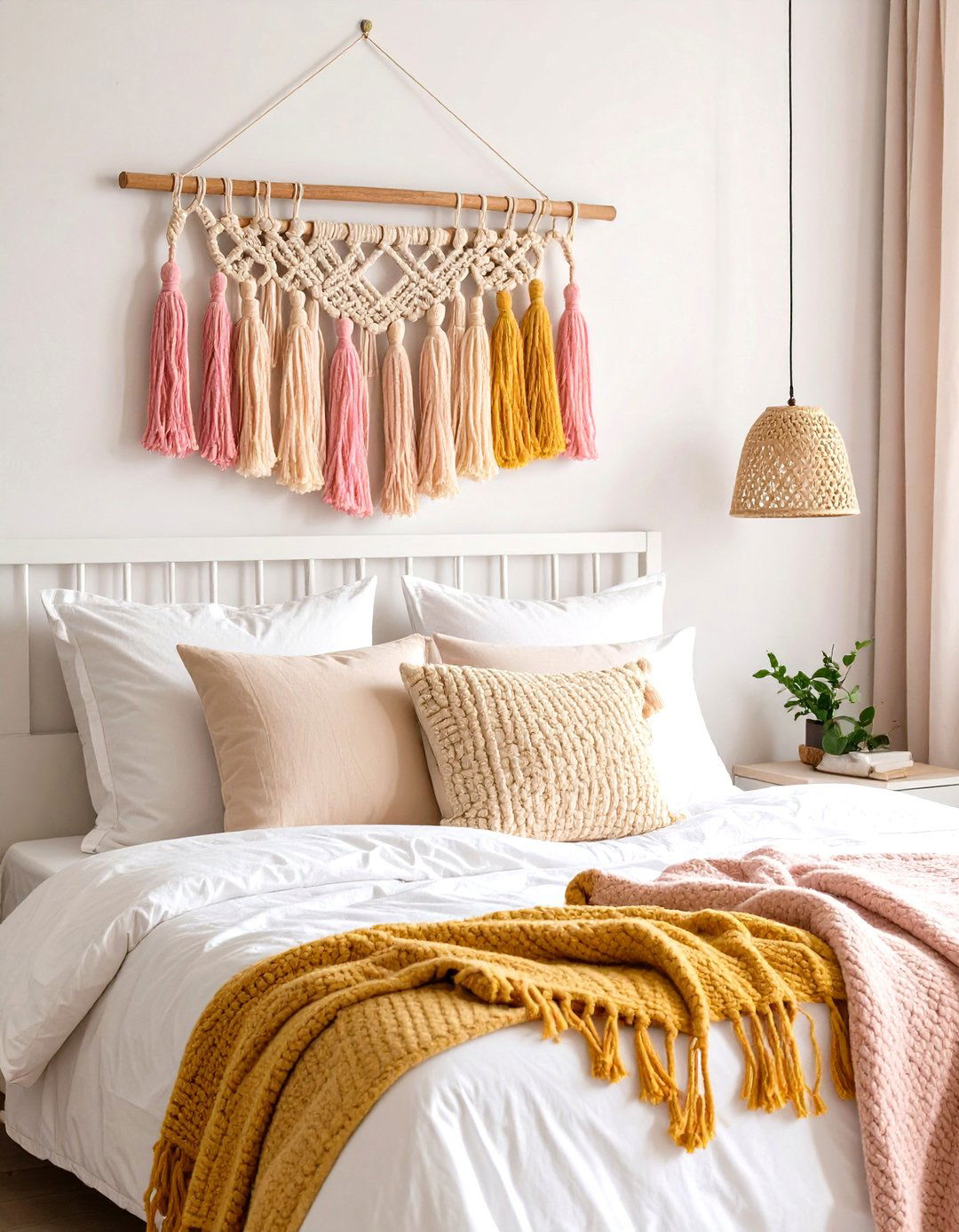 DIY Tassel Wall Hanging - 30 room decor ideas for girls