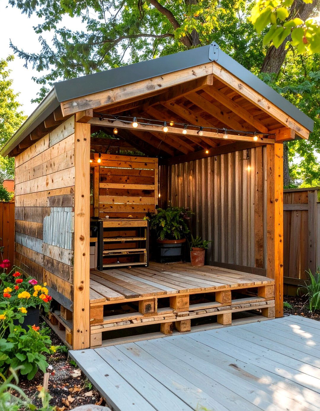 DIY Under Deck Storage with Reclaimed Materials - 30 under deck storage ideas